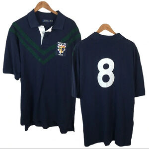 PO493 Mens Polo Ralph Lauren Designer Rugby 1967 Polo Shirt 2XLT Tall